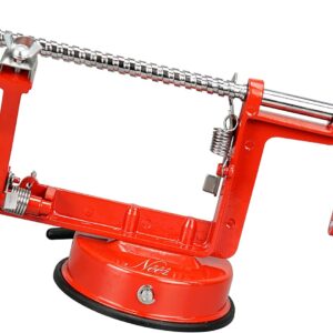 Apple Peeler - Stainless Steel Kitchen Fruit Peeling Machine (Red)